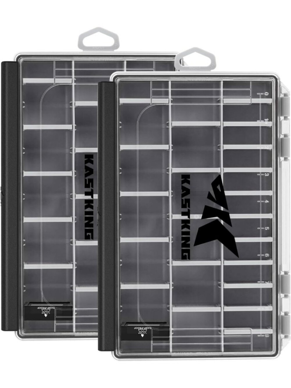 Waterproof Tackle Box Set - 3600 Size, 2 Pack, Durable Fishing Storage Solution